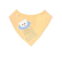 پیشبند نوزادی مثلثی خرسگ صورتی 