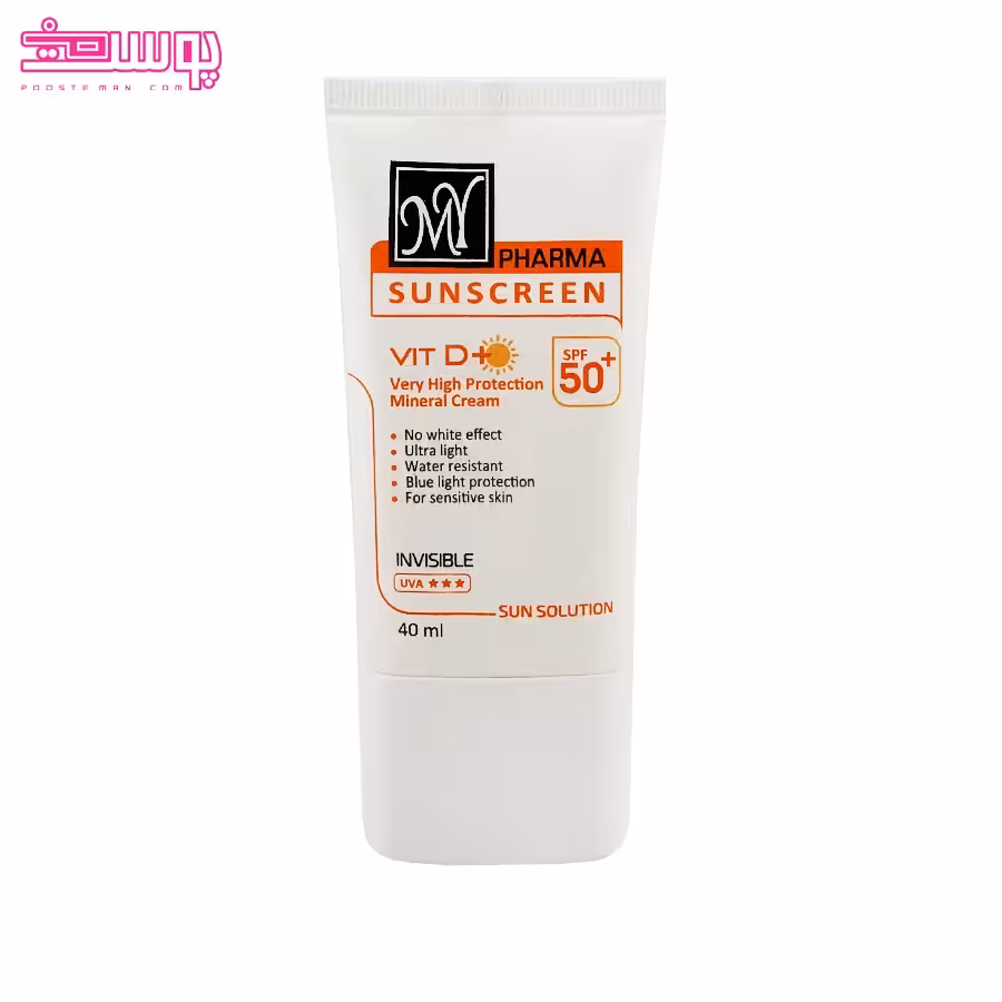 ضد آفتاب مینرال سان سلوشن SPF50 مای فارما حجم 40ml