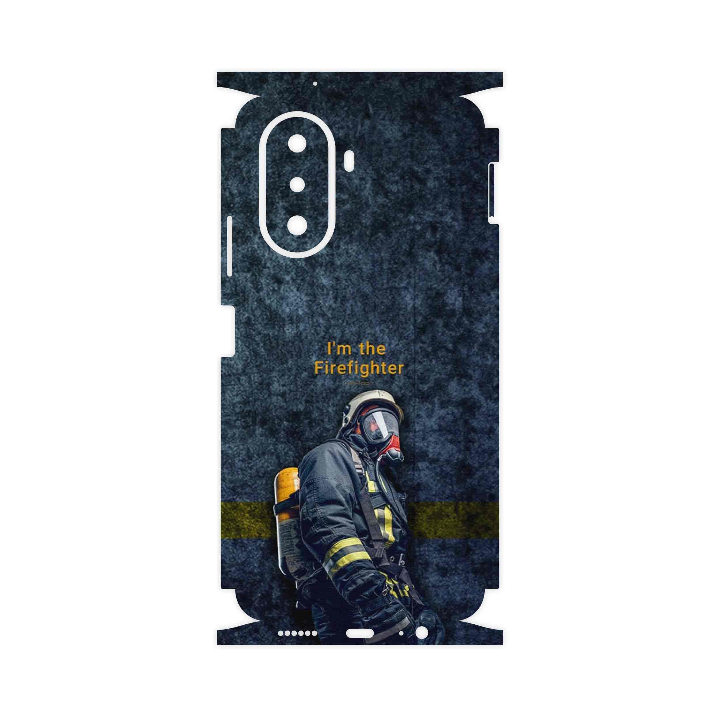 برچسب پوششی ماهوت مدل Firefighter-FullSkin مناسب برای گوشی موبایل هوآوی Nova Y70 Plus