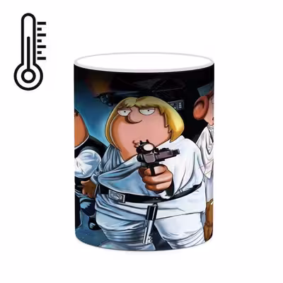 ماگ حرارتی کاکتی طرح کارتون Family Guy مدل mgh22586