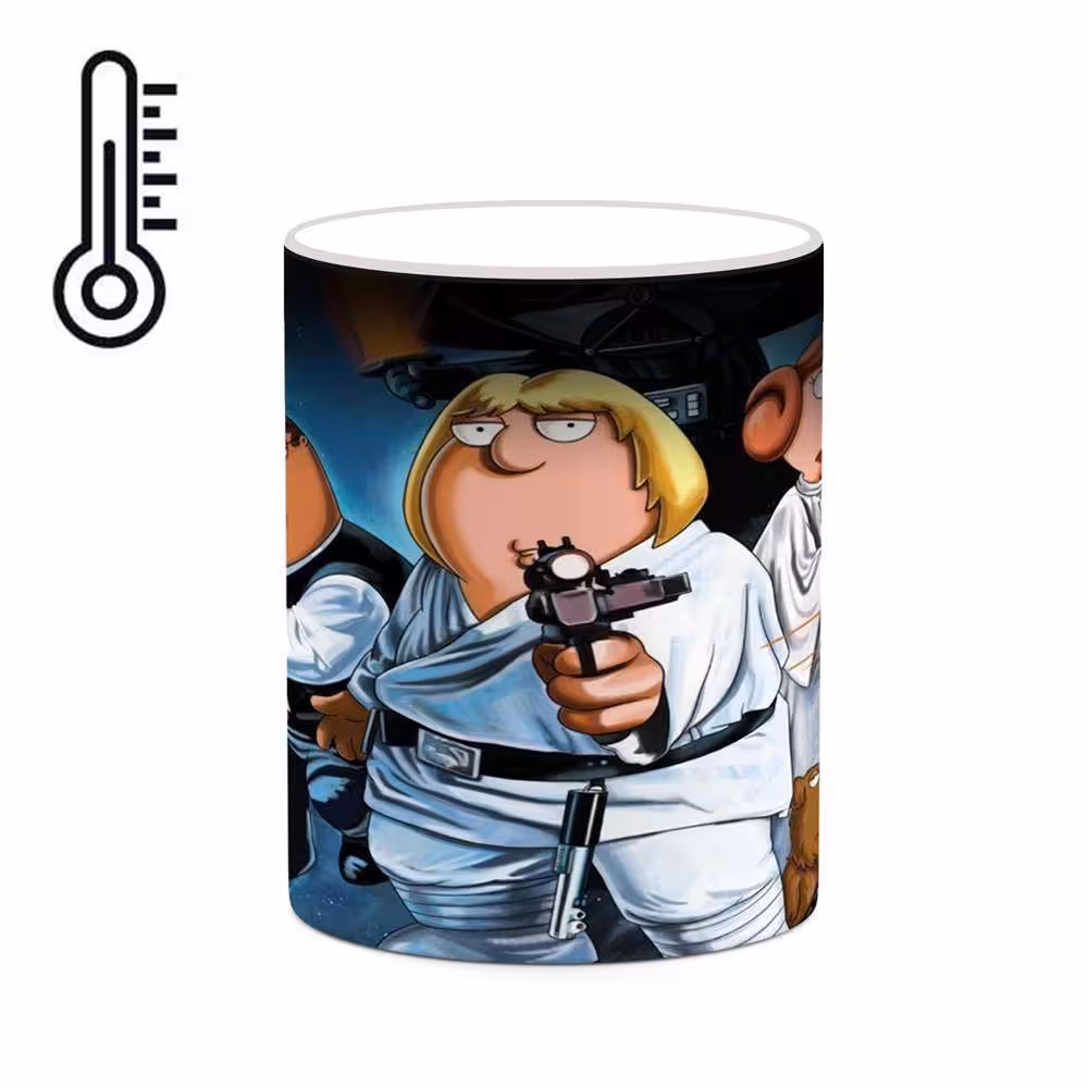 ماگ حرارتی کاکتی طرح کارتون Family Guy مدل mgh22586