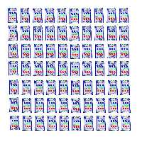 دستمال کاغذی جیبی 10 برگ شکوه مدل MK70 مجموعه 70 عددی