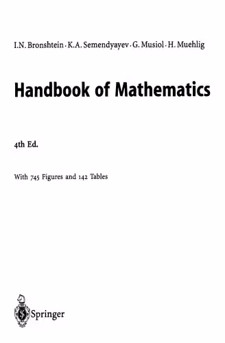 خرید و دانلود نسخه کامل کتاب Handbook of Mathematics, 4th ed.