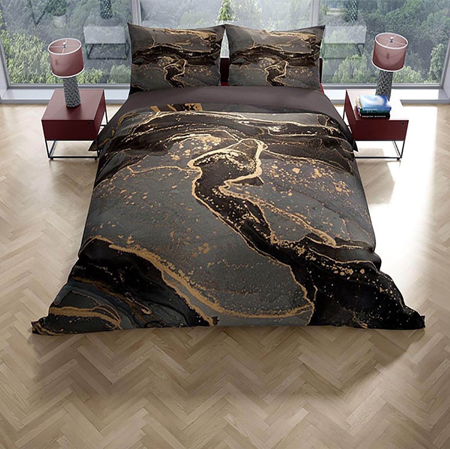 سرویس خواب کد A085 یکنفره 4 تیکه میکرو(چاپ دیجیتال)