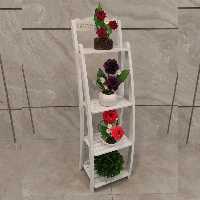 استند گلدان نردبانی چهار پله کمانی