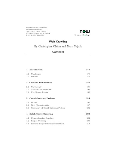 خرید و دانلود نسخه کامل کتاب Web Crawling