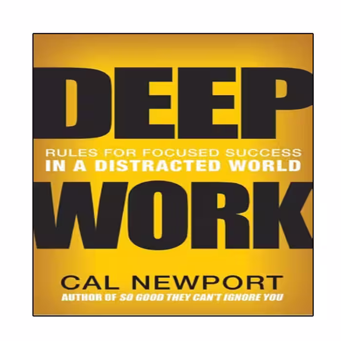 کتاب Deep Work: Rules for Focused Success in a Distracted World اثر Cal Newport انتشارات نبض دانش