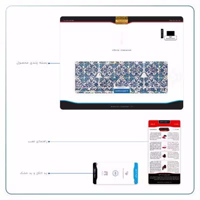 برچسب پوششی ماهوت مدل Iran-Tile1 مناسب برای تبلت اپل iPad Air 2013 A1476