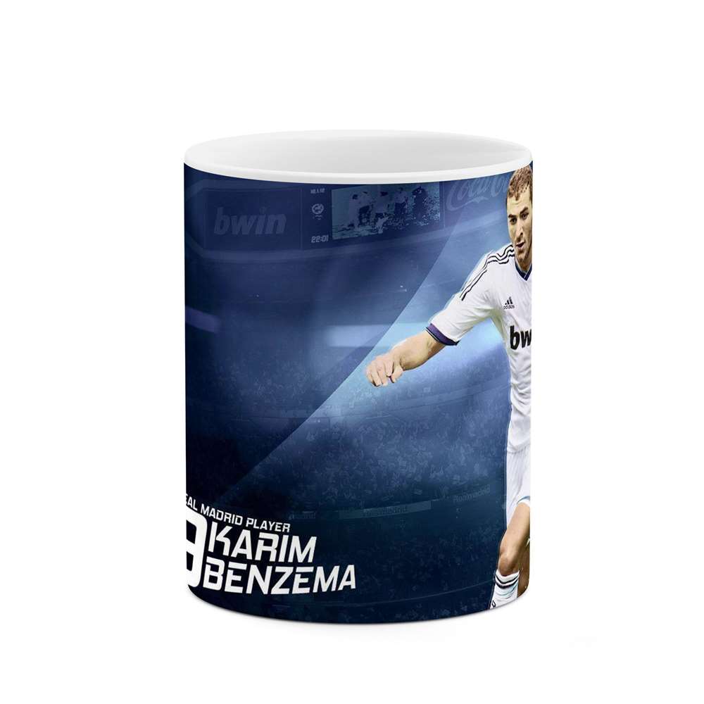 ماگ طرح فوتبالیست Karim benzema مدل mgp12396