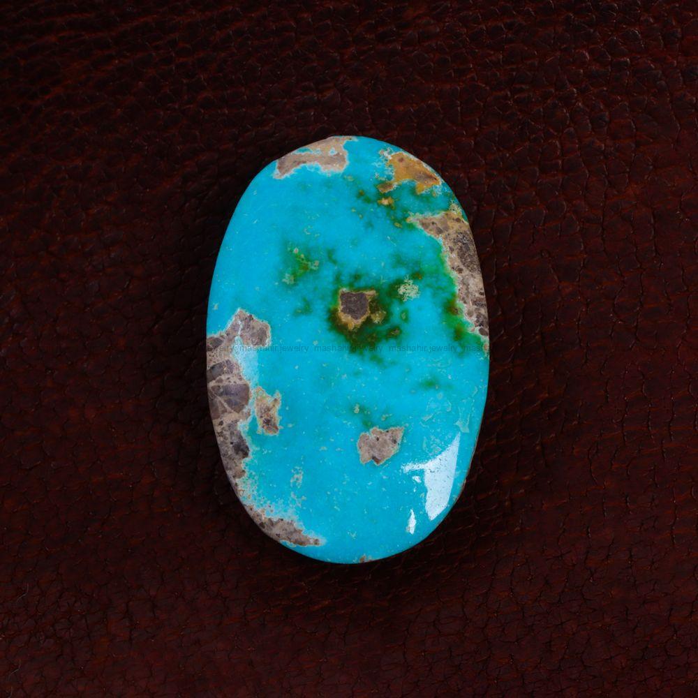 نگین فیروزه شجری کد 14007 - جواهری مشاهیر