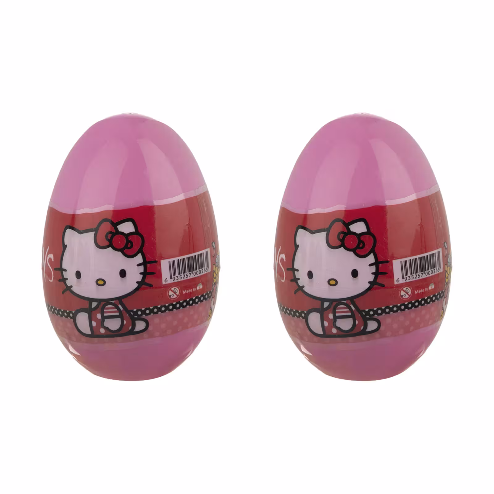اسباب بازی شانسی وو تویز طرح تخم مرغی مدل Twin Kitty مجموعه 2 عددی