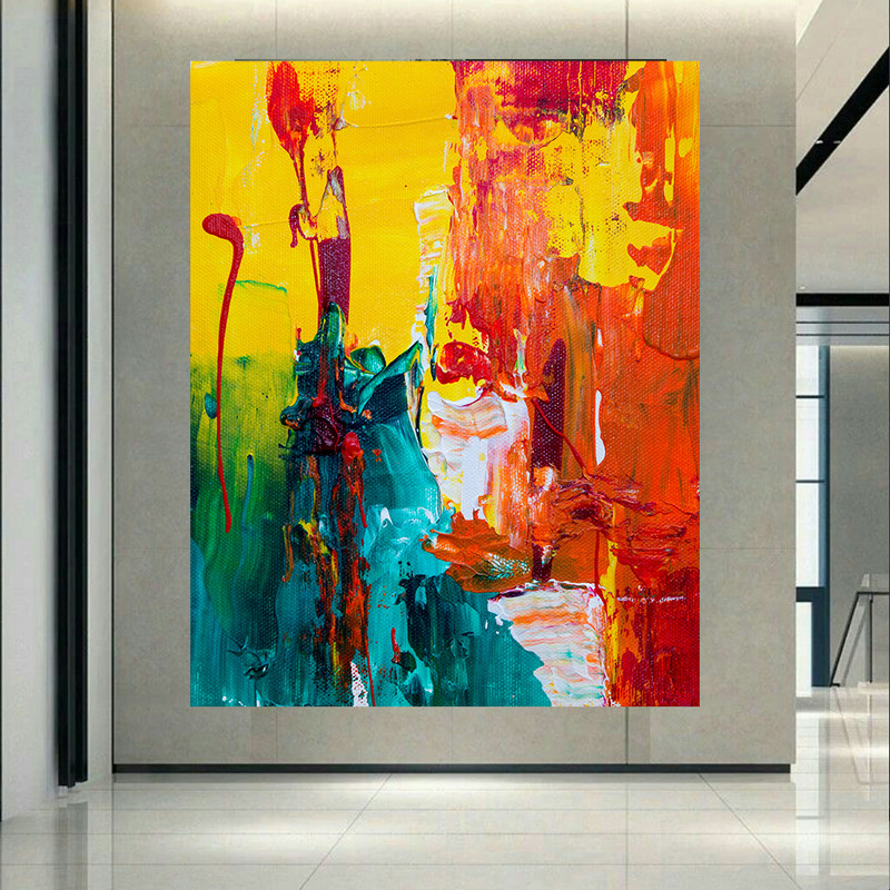 تابلو بوم طرح نقاشی مدرن کد AR30762 | دنیای قاب