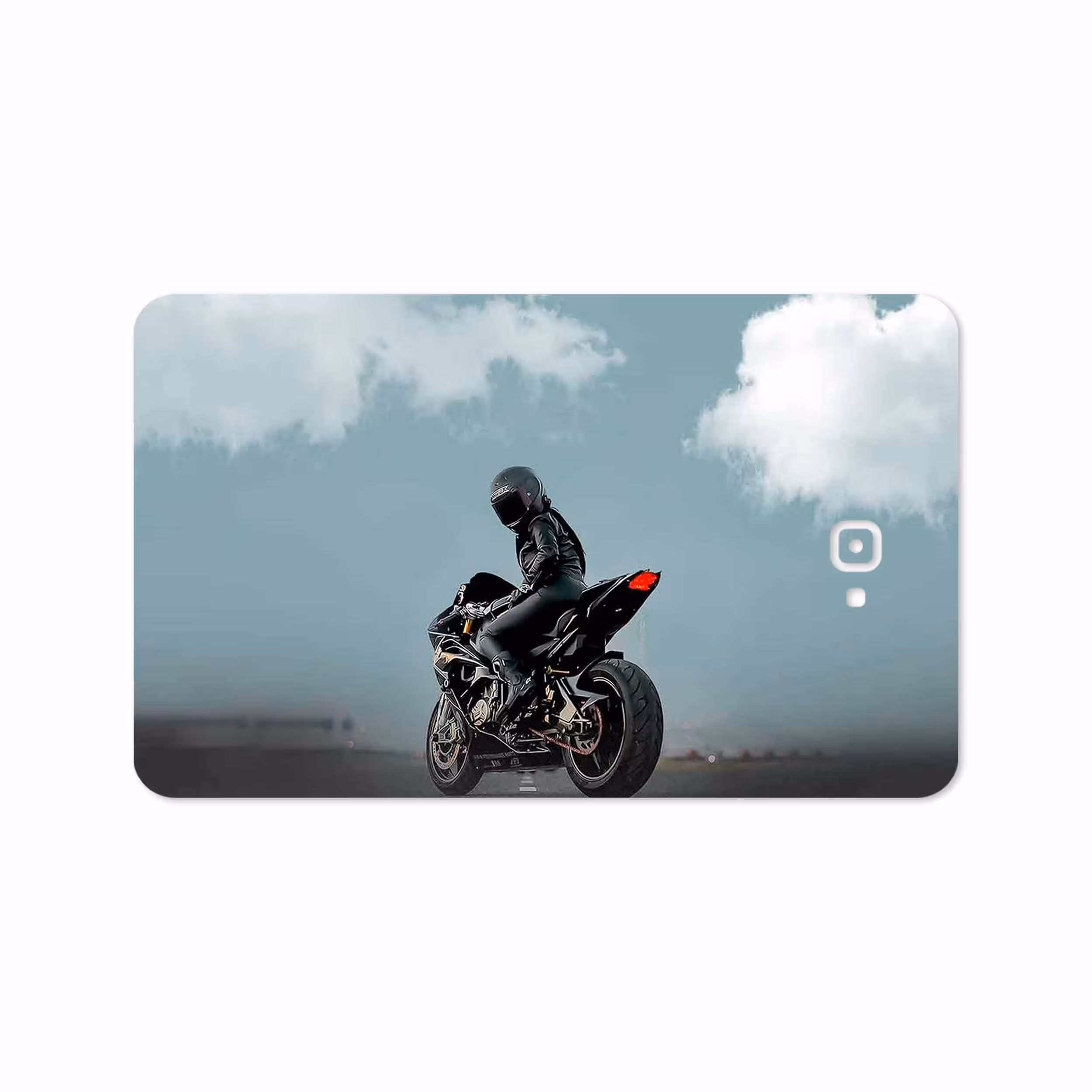 برچسب پوششی ماهوت مدل Motorcycling مناسب برای تبلت سامسونگ Galaxy Tab A 10.1 2016 T585