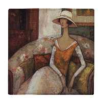 زیر لیوانی طرح بانو کد    2929300_180