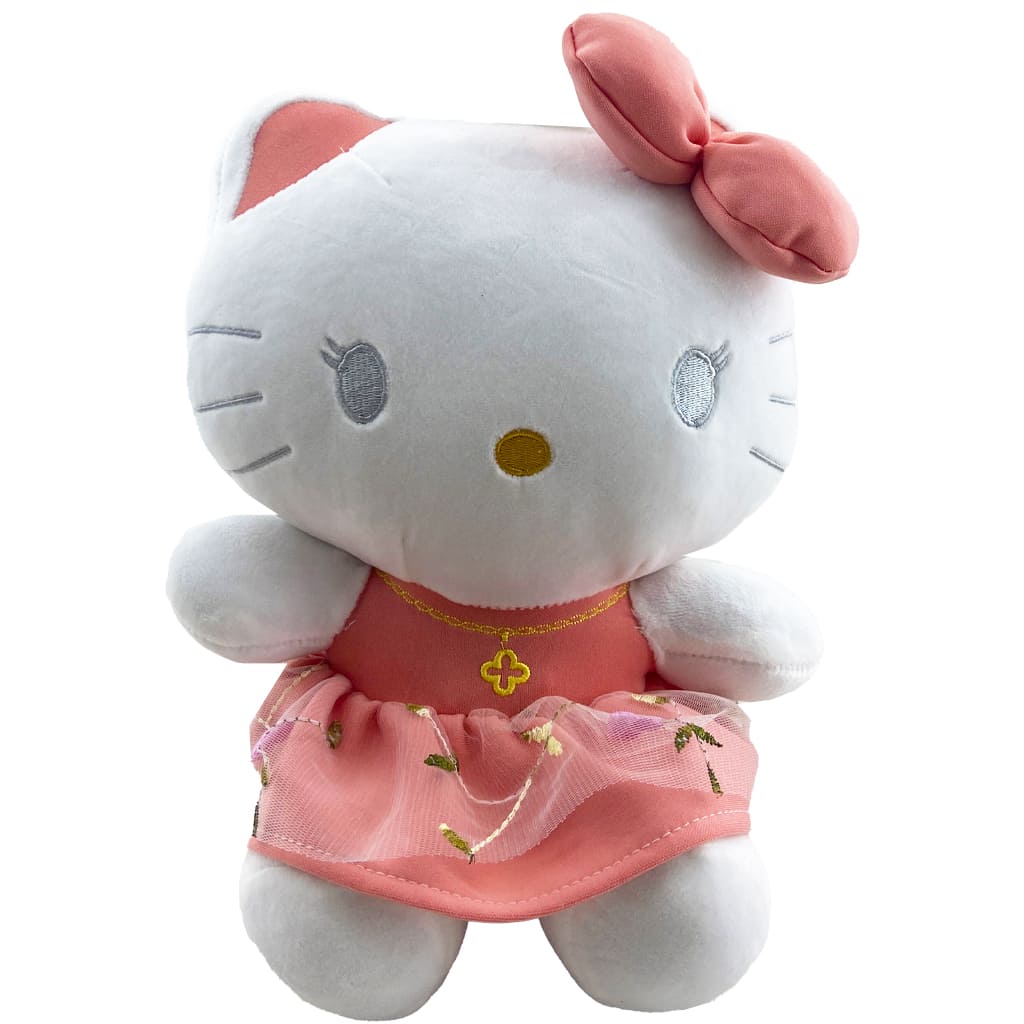 عروسک پولیشی جغجغه دار کیتی پاپیون دار