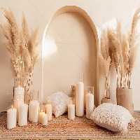 بک دراپ عکاسی با شمع | گرافیک با طعم تربچه