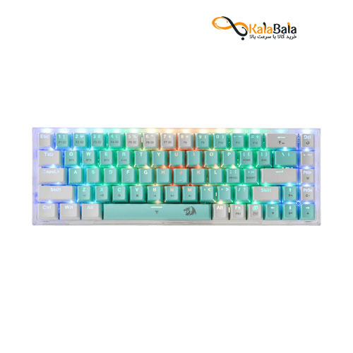 خرید و قیمت کیبورد ردراگون PRO K631RGB-PRO-GW /2.4G/BT 68 Keys