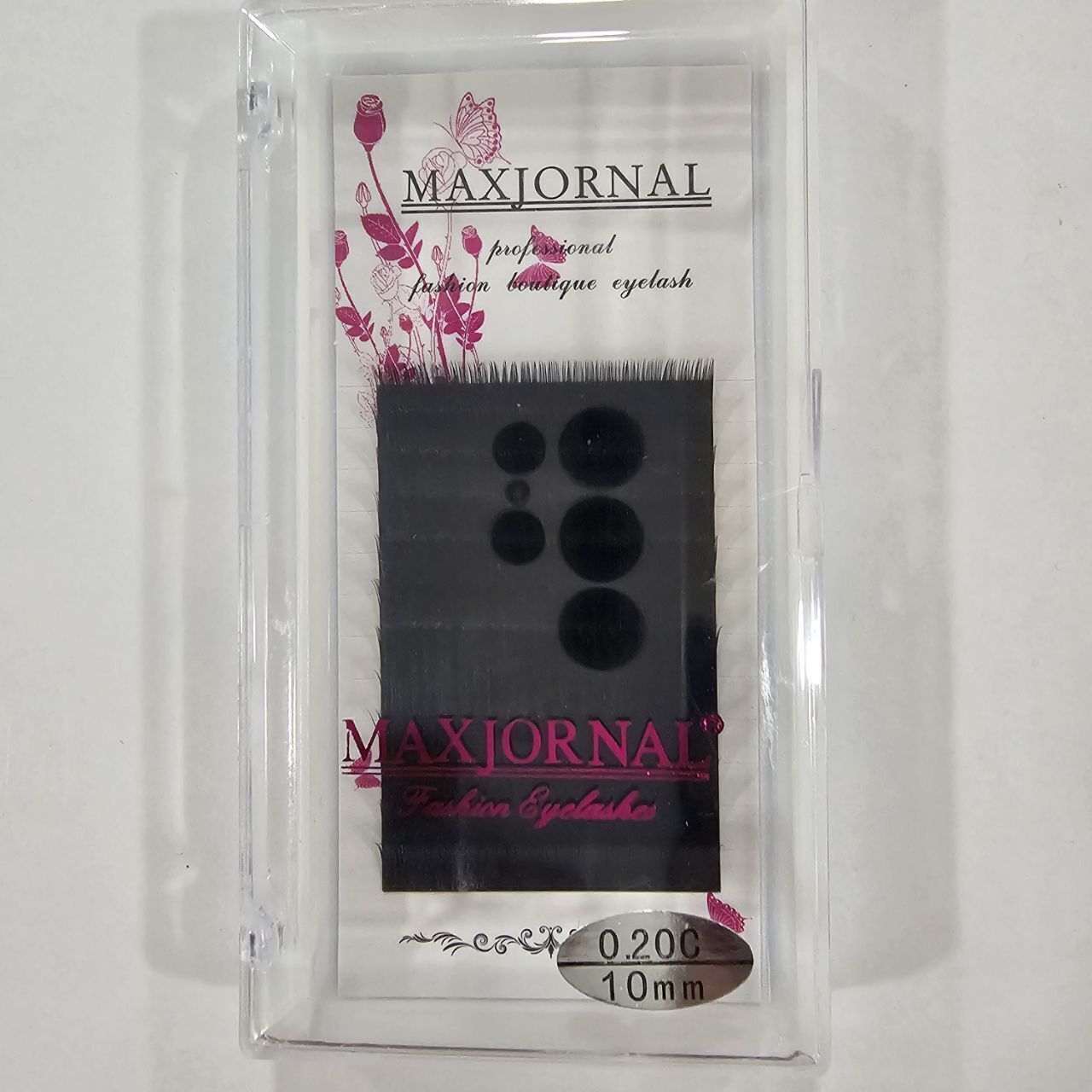 مکس ژورنال مژه کاشت ردیفی مدل 0.20C سایز 10 میلی متر