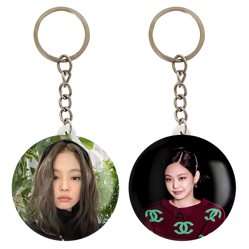 جاکلیدی خندالو مدل جنی بلک پینک کد 1409914098 مجموعه 2 عددی