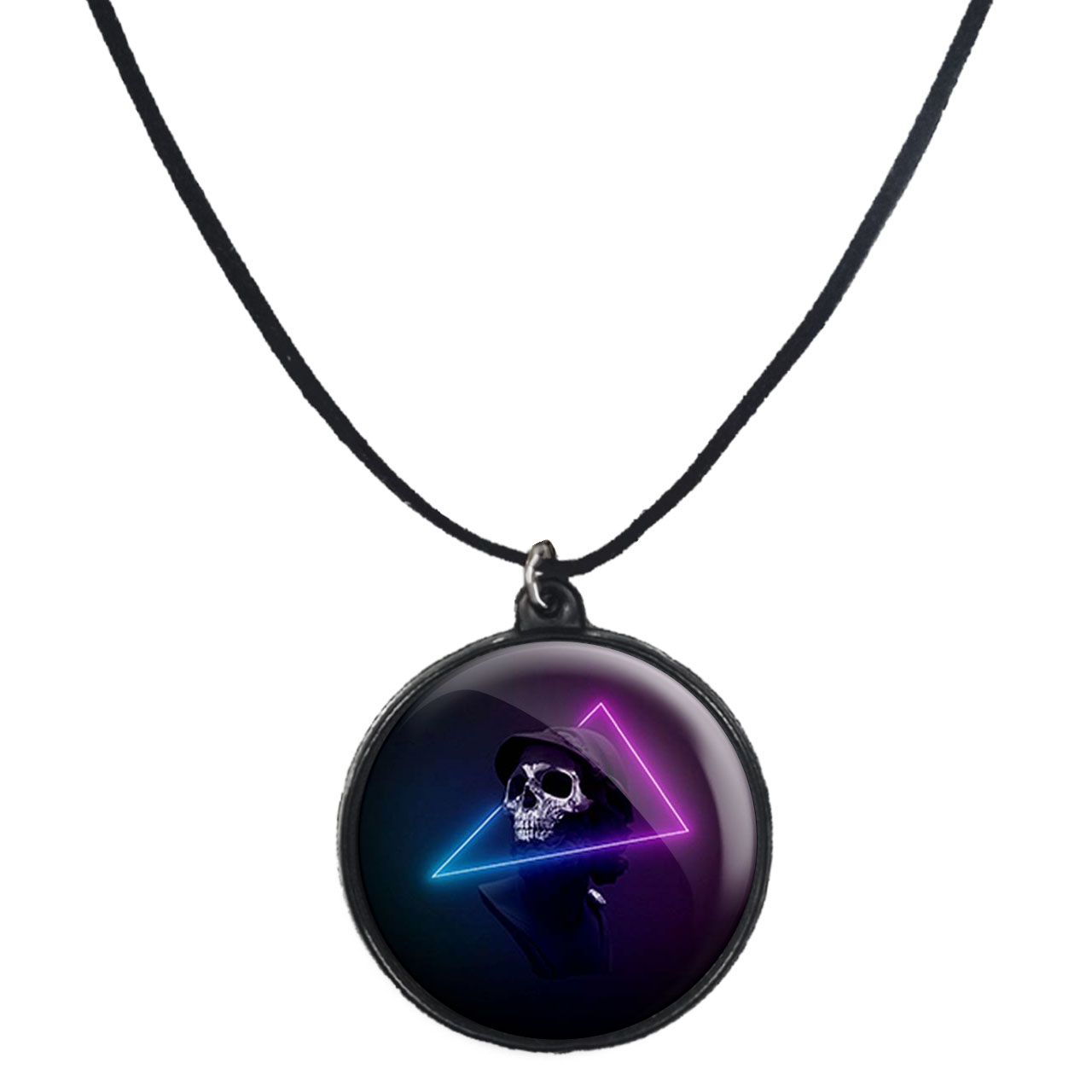 گردنبند پرمانه طرح اسکلت کد pmb.10616