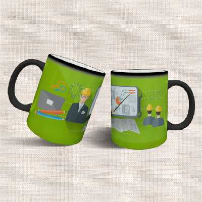 ماگ حرارتی مدل مهندس کد 61