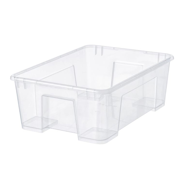 باکس درب دار پلاستیکی ایکیا مدل SAMLA ابعاد 28*39 سانتی متری