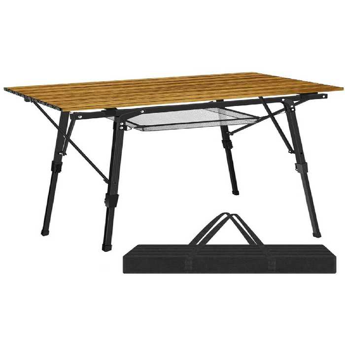 میز کمپ چند رنگ الگوی چوبی پیک نیک آلومینیوم فانکی چیز Funky Chairs