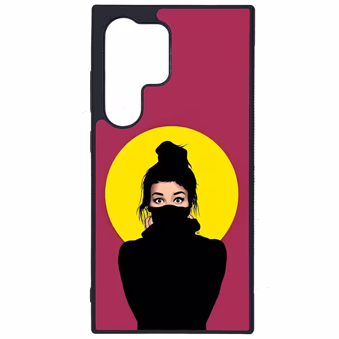 کاور طرح دختر کد G-053 مناسب برای گوشی موبایل سامسونگ Galaxy S24 Ultra | دیجی قاب دونی