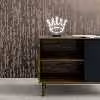 چراغ رومیزی ریموت دار مدل THRONE-GL_WHT-GLASS
