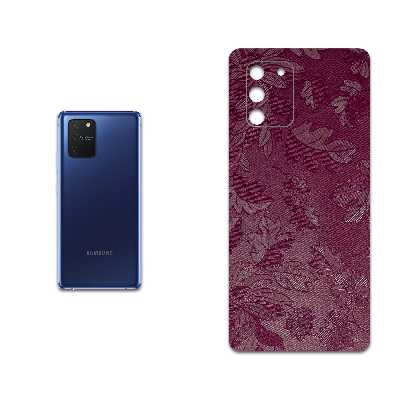 برچسب پوششی ماهوت مدل Red-Wildflower مناسب برای گوشی موبایل سامسونگ Galaxy S10 Lite