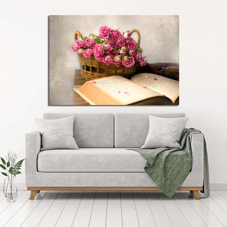 تابلو شاسی طرح گل مدل 143 