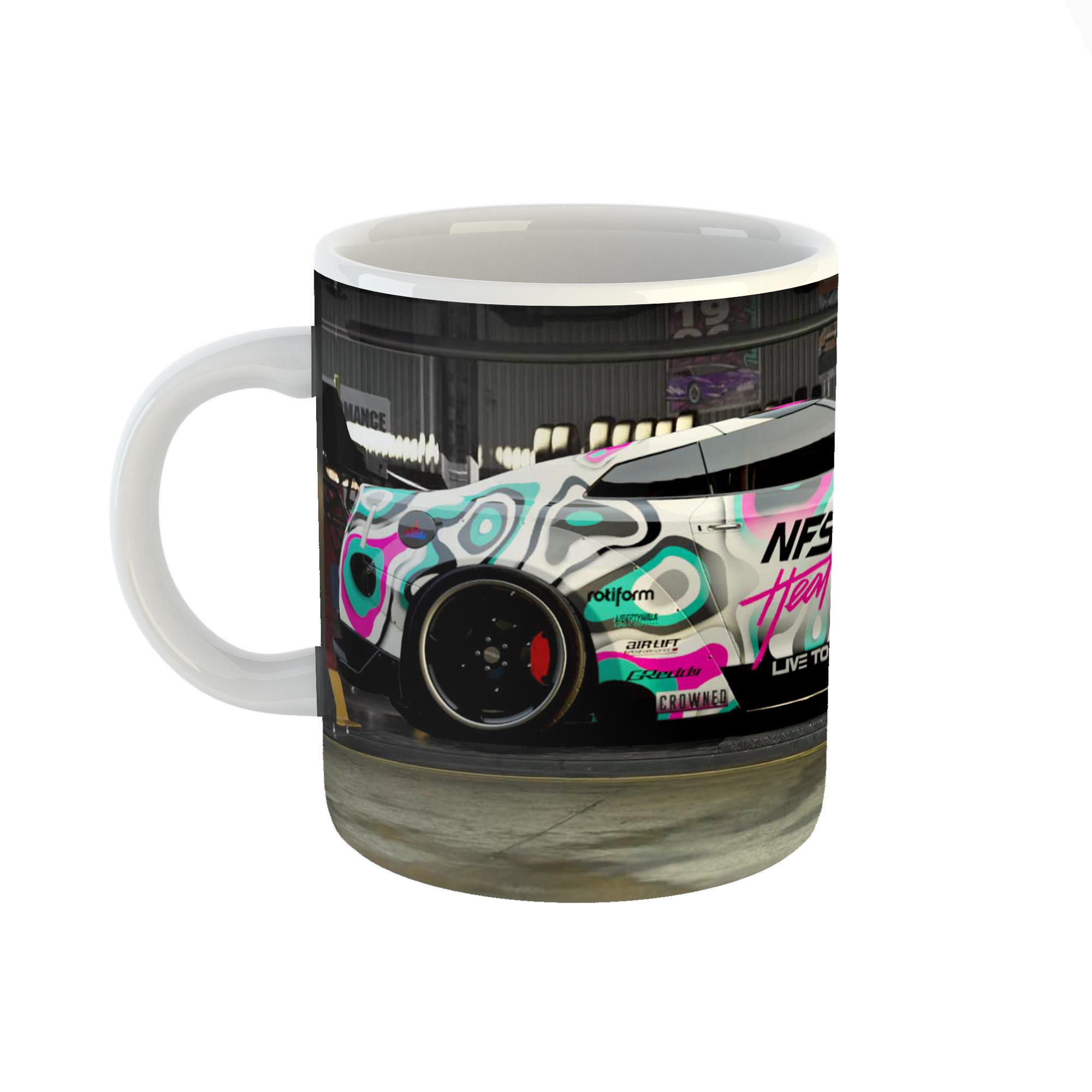 ماگ طرح need for speed مدل نیسان جی تی آر