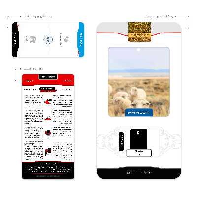 برچسب پوششی ماهوت مدل Sheep مناسب برای گوشی موبایل نوکیا C1