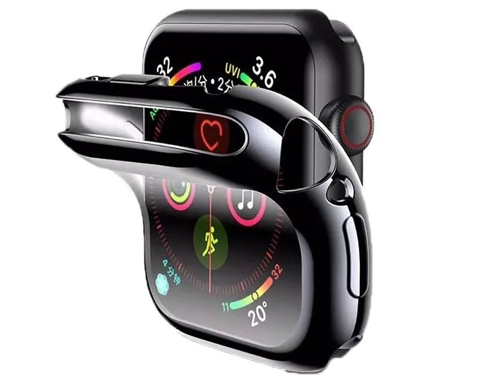 قاب و گلس اپل واچ 40 میلیمتری سری 4 یوسامز USAMS US-BH485 Full Protector Apple Watch 40 MM