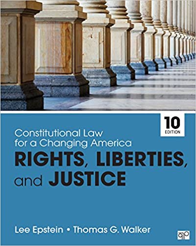 خرید و دانلود نسخه کامل کتاب Constitutional Law for a Changing America: Rights, Liberties, and Justice (10th Edition) - pdf
