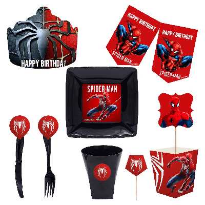  مجموعه 72 عددی تم تولد طرح مرد عنکبوتی