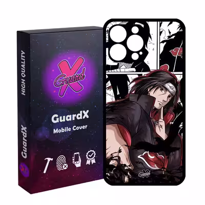 کاور گارد ایکس طرح Itachi Anime مدل Glass10550 مناسب برای گوشی موبایل اپل iPhone 13 Pro Max