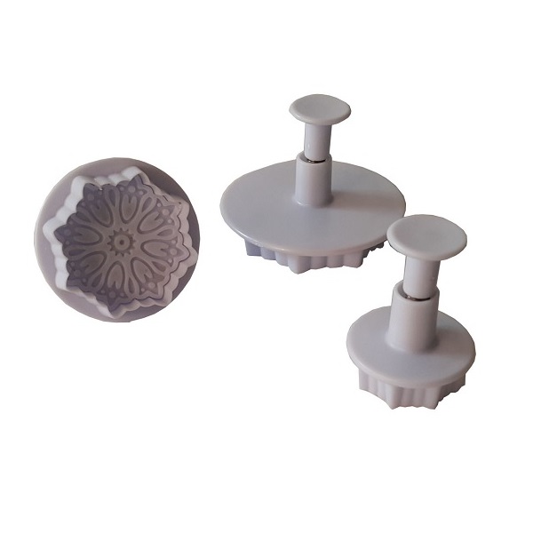 قالب شیرینی به گز مدل گل مجموعه 3 عددی