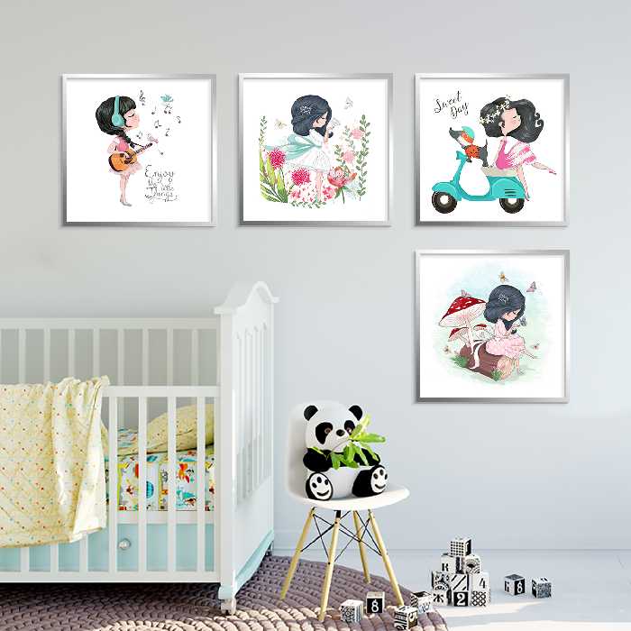 تابلو مدل Maha-KC4001 مجموعه 4 عددی