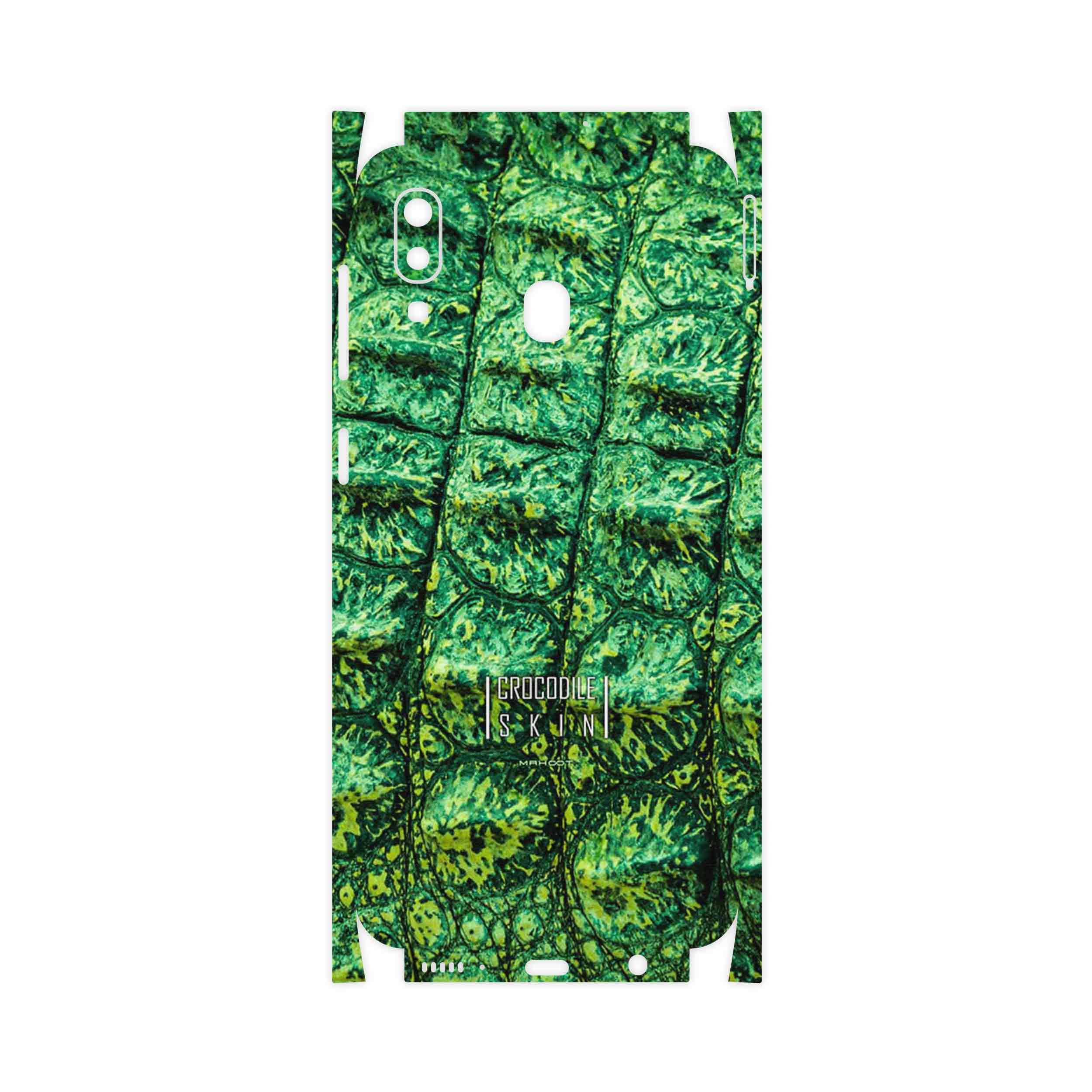 برچسب پوششی ماهوت مدل Crocodile Skin-FullSkin مناسب برای گوشی موبایل سامسونگ Galaxy A20