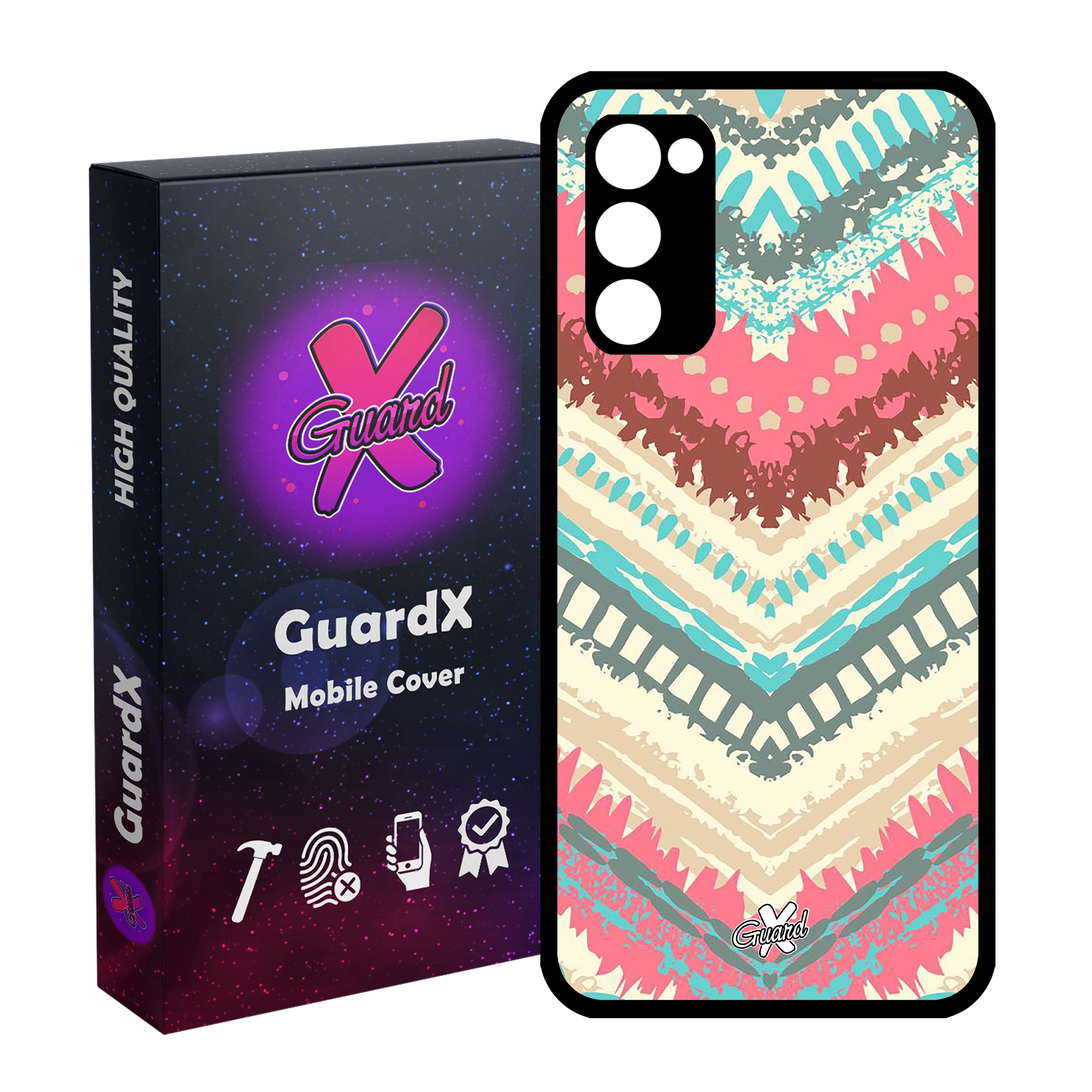 کاور گارد ایکس طرح Colors مدل Glass10129 مناسب برای گوشی موبایل سامسونگ Galaxy S20 FE