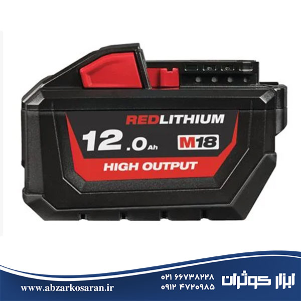 باتری 18 ولت  میلواکی Milwaukee مدل M18HB12