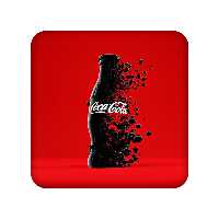 زیر لیوانی مدل نوشابه کد 1568