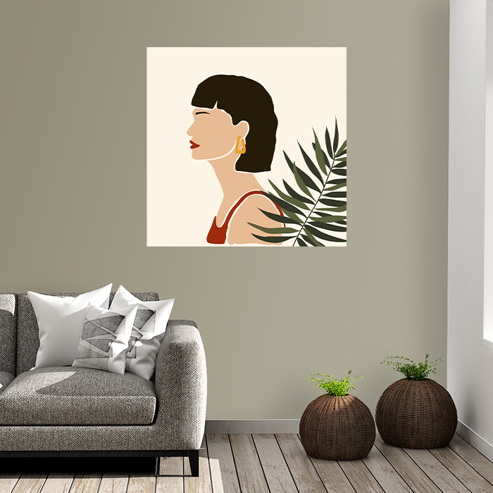 تابلو شاسی مدل دختر مینیمال