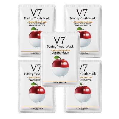 ماسک صورت بایو آکوا مدل APL v7  وزن 30 گرم بسته 5 عددی