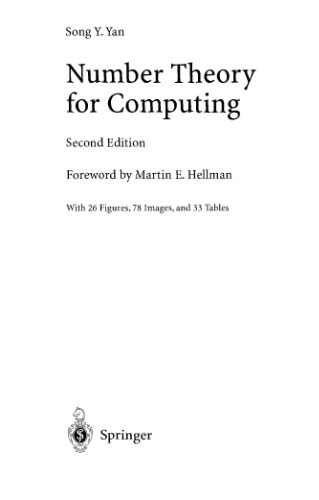 خرید و دانلود نسخه کامل کتاب Number theory for computing