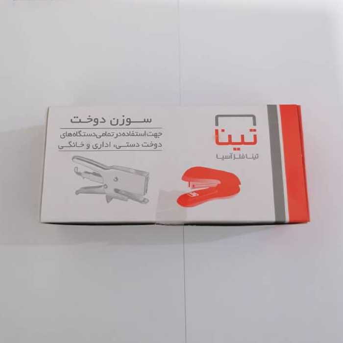 سوزن منگنه تینا فلز آسیا کد 24 سایز 24/6 بسته 10 عددی