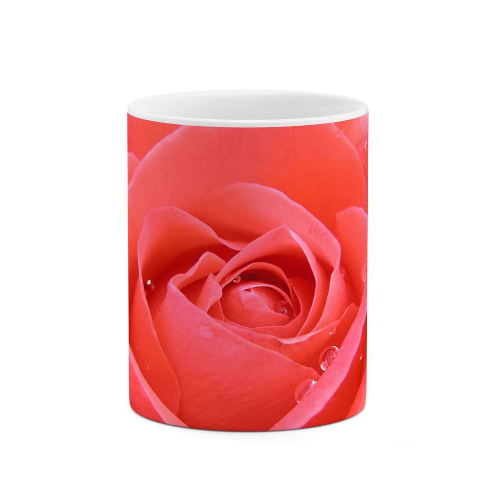 ماگ طرح گل رز مدل mgs12017