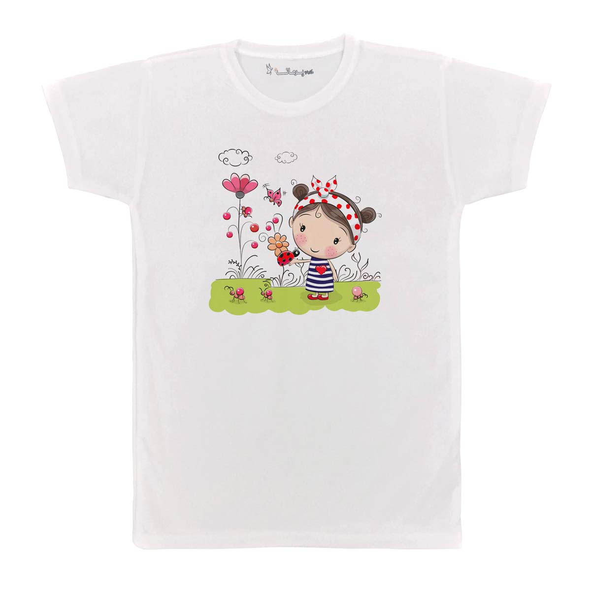 تی شرت بچگانه پرمانه طرح cute کد pmt.2292