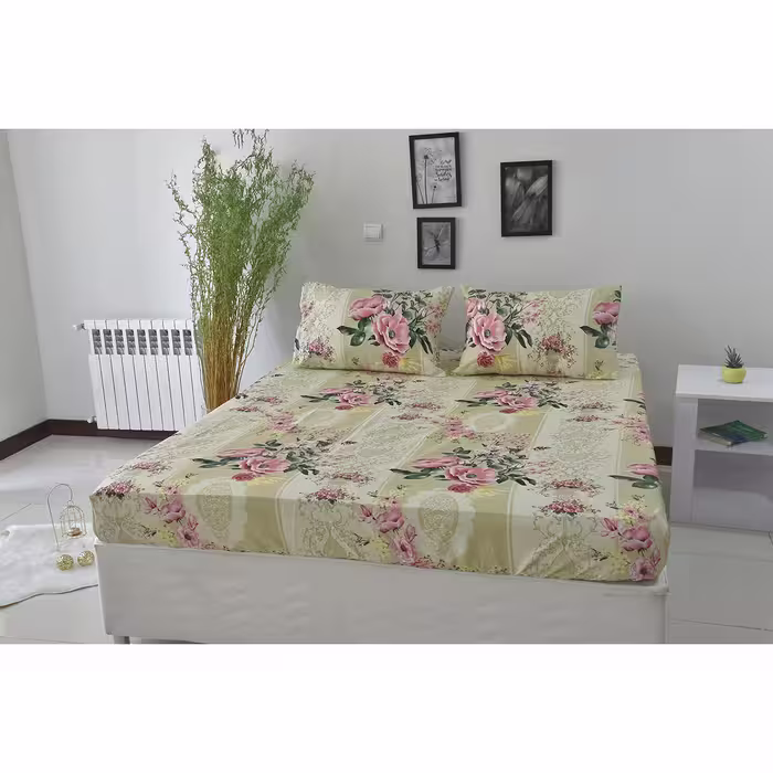 سرویس ملحفه بومرنگ مدل Hilma-120 یکنفره 2 تکه